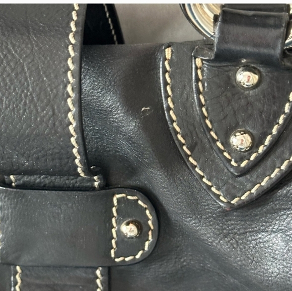 🍂🍁Marc Jacobs Black Venetia Satchel Bag - Picture 10 of 12